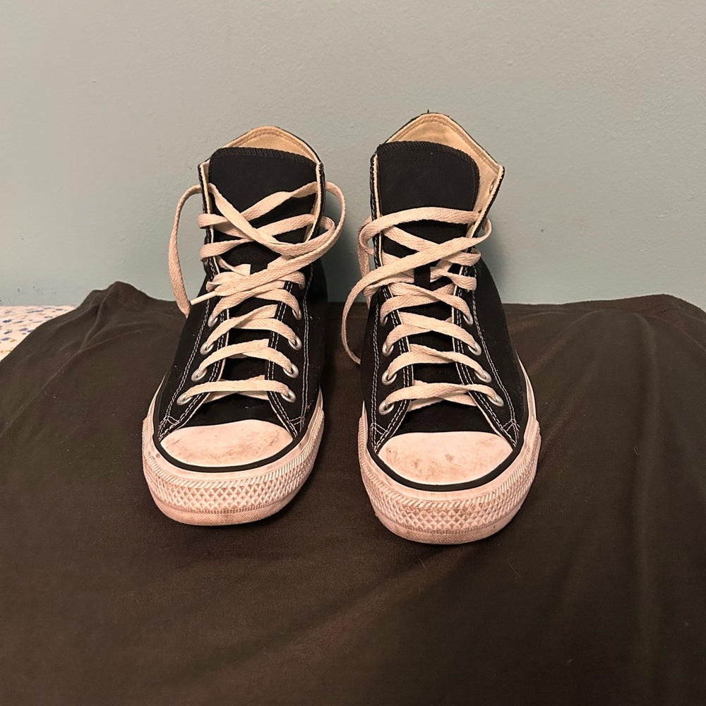 Converse Black and White High-Tops